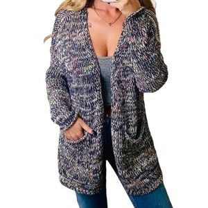 Caslon Multicolor Knit Cardigan